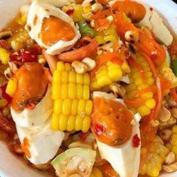 ข้าวโพดไข่เค็ม
