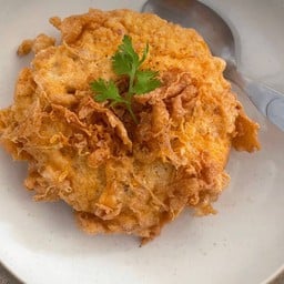 ข้าวไข่เจียวเห็ดรวมฟรีน้ำพริก