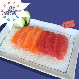 แซลมอน & ทูน่า ซาซิมิ ไซส์ M (105g)