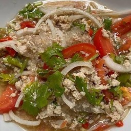 ยำวุ้นเส้นหมูสับ