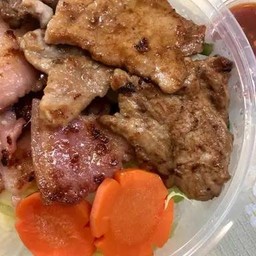 หมูทะย่างให้ & มาม่าเกาหลี