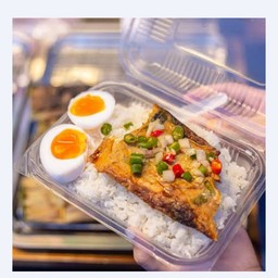 Fish Curry Rice with Boiled Egg