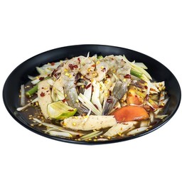 ตำกุ้งสด