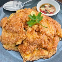 ข้าวไข่เจียวพริกหยวก ฟรีน้ำพริก