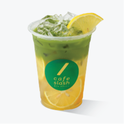 มัทฉะน้ำผึ่งมะนาว เย็น