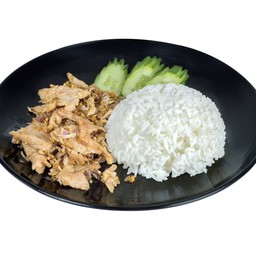 ข้าวหมูกระเทียม