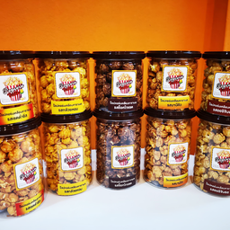 Popcorn Ville พรีเมี่ยมคาราเมลป๊อปคอร์น 650ml.