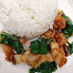 กะเพรา และ เฟรนฟาย ร้าน 963
