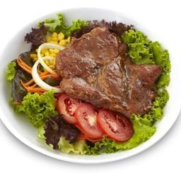 สลัดหมูกระเทียม
