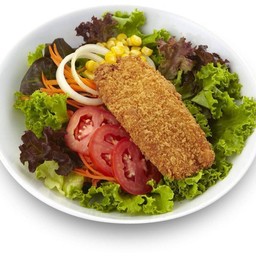 สลัดปลาทอด