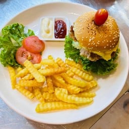 แฮมเบอร์เกอร์หมู