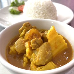 ข้าวแกงส้มขาหมู