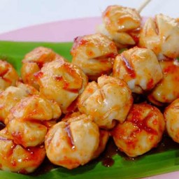 ลูกชิ้นหมูทอด