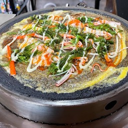 แป้งชาโค ไข่ไก่+ปูอัด+ยำสาหร่าย