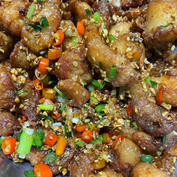 ผัดพริกเกลือ(กับข้าว)