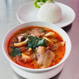 ข้าว ต้มยำขาหมู
