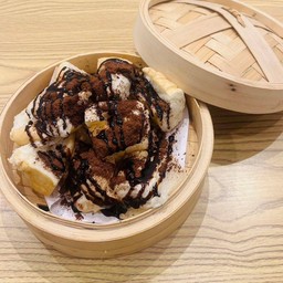 ขนมปังนึ่ง โรยผงภูเขาไฟ