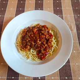 สปาเก็ตตี้ซอสหมู