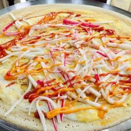 เครป(ปูอัด+แฮม)