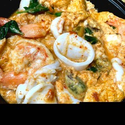 ข้าวห่อหมกทะเลไข่ข้น