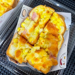 ปังปิ้ง ข้าวโพดแฮมชีส