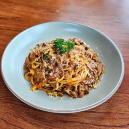 พาสต้าโพโมโดโร่ ใช้เนื้อมะเขือเทศแท้