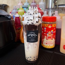 นมเหนียวโกโก้ วิปครีม