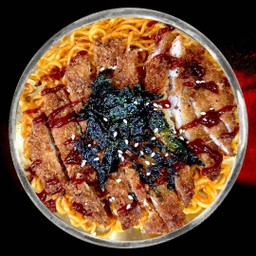 มาม่าเกาหลี+ไก่ทงคัตสึ