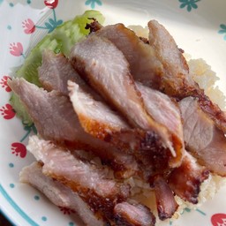 ข้าวมันคอหมูอบ (พิเศษ)