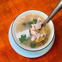 หมูสับต้มบ๊วย.