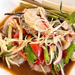 ตำกุ้งสด