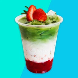 ไอซ์ สตรอเบอรี่่ มัทฉะลาเต้
