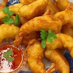 กุ้งชุบแป้งทอด