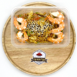 สลัดกุ้งอันงอนหลำ