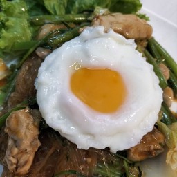 สุกี้ผัดแห้งไก่