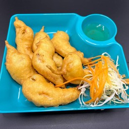กุ้งชุปแป้งทอด