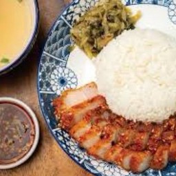 Grilled Pork With Spicy Dip Fried Egg On Rice