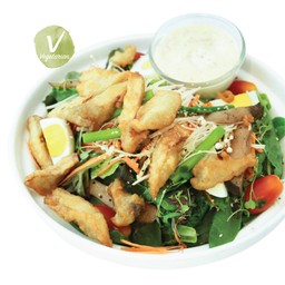 สลัดเห็ดเทมปุระ