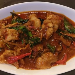 ผัดเผ็ดหมูป่า