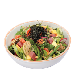 สลัดฮอกไกโดเต้าหู้รากบัวกรอบ วอเตอร์เครส