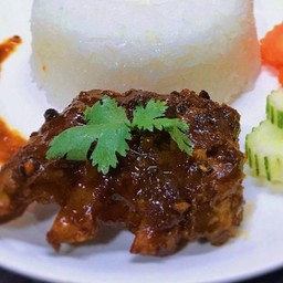 Poached & Roast - ซี่โครงหมูอบซอส