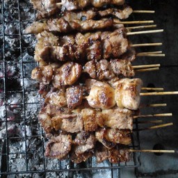หมูปิ้งแจ๋วแช่ป