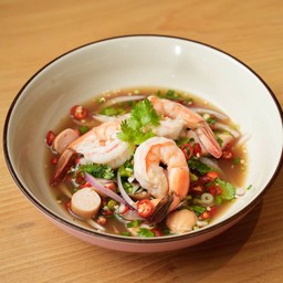 Spicy Shrimp and Sausage Salad