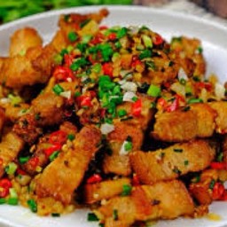 Crispy Pork Roasted With Chili And Salt 