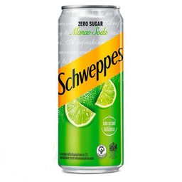 ชเวปส์มะนาวโซดาไม่มีน้ำตาล 330มล.