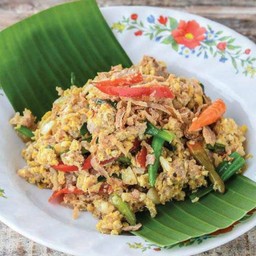 จิ้นส้มปลอดสารผัดไข่