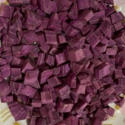 วาฟเฟิล ไส้มันม่วง