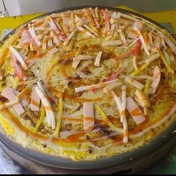 ไข่+พริกเผา+แฮม+ปูอัด+ไส้กรอก