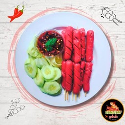 ออนซอนลูกชิ้นปิ้งโคตรเผ็ดดอเด็กล้านตัว