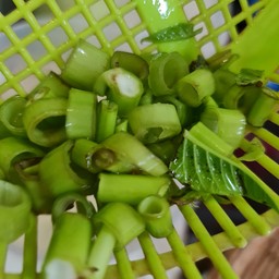 ผักบุ้งลวก